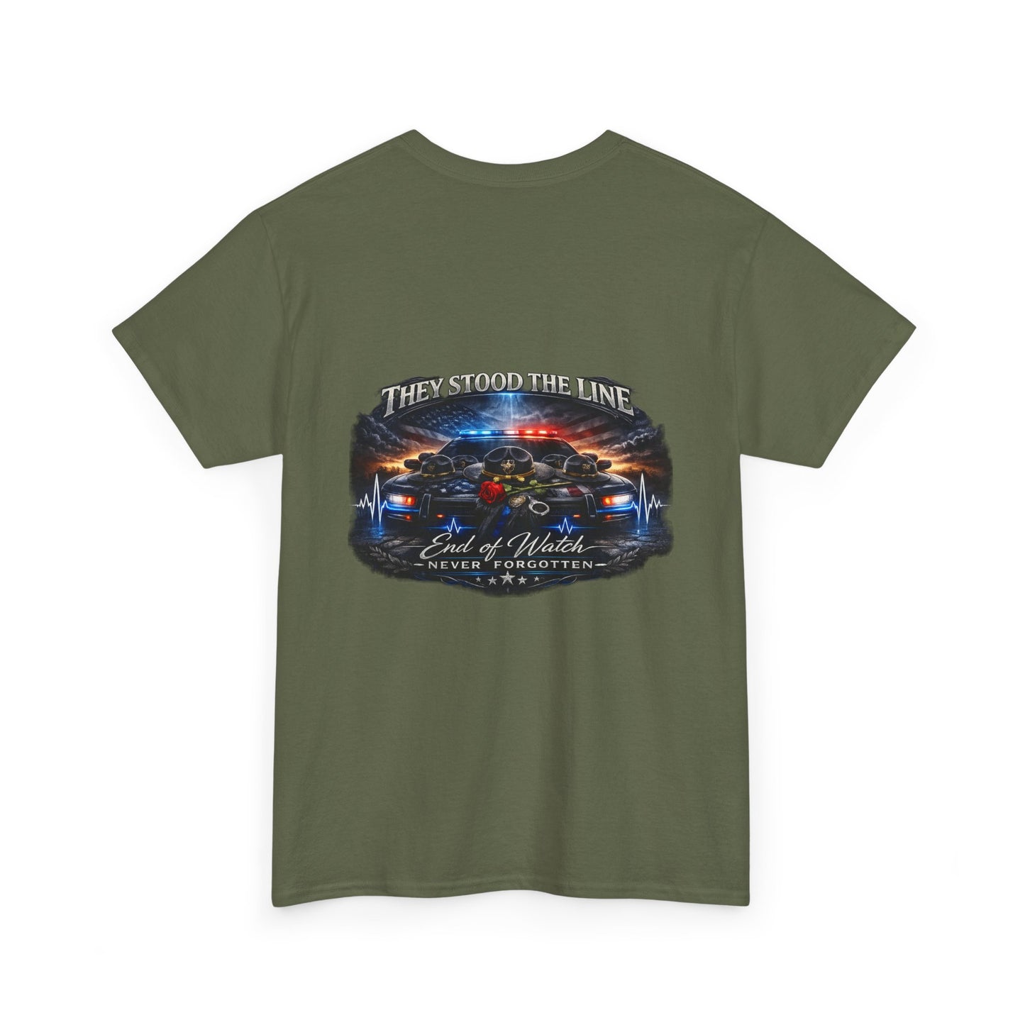 North Carolina State Trooper Memorial T-Shirt — Badge Tribute