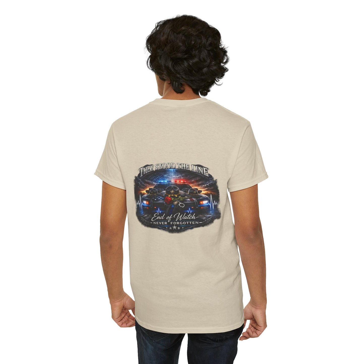 North Carolina State Trooper Memorial T-Shirt — Badge Tribute