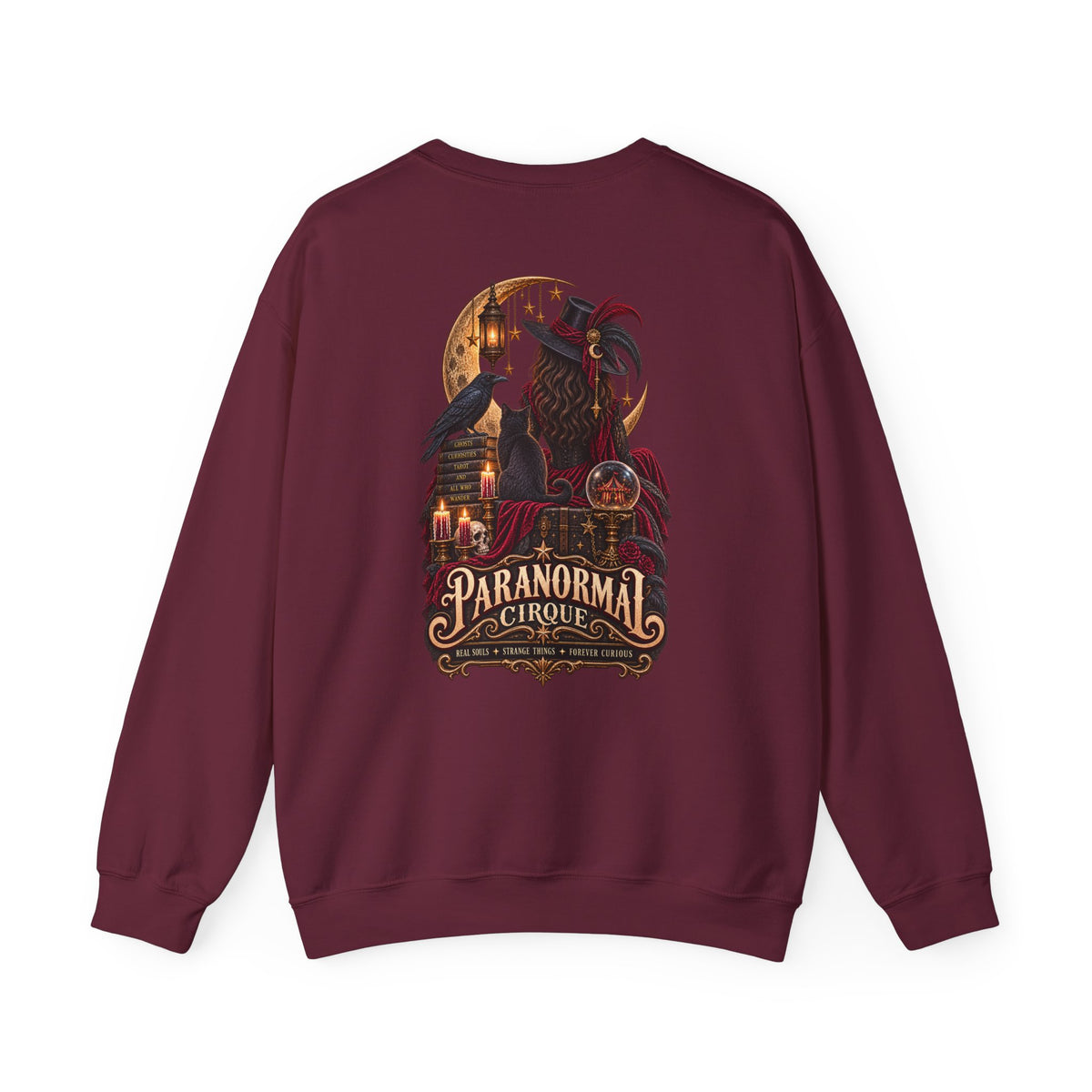 Paranormal Cirque | Real Souls, Strange Things & Forever Curious Gothic Shirt