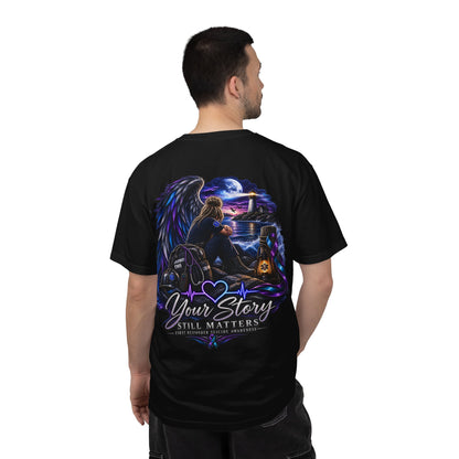 Your Story Still Matters T-Shirt — Angel Wings Memorial Tee