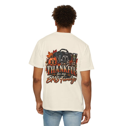 Thankful for My EMS Family Shirt | Paramedic Thanksgiving Sweatshirt | EMT Fall Shirt | First Responder Gift | EMS Crewneck or T-Shirt
