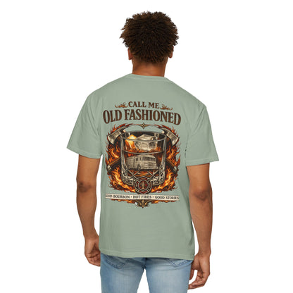 Firefighter Bourbon & Brotherhood T-Shirt — "Call Me Old Fashioned"