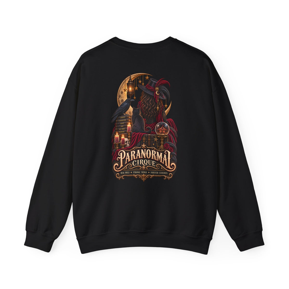 Paranormal Cirque | Real Souls, Strange Things & Forever Curious Gothic Shirt