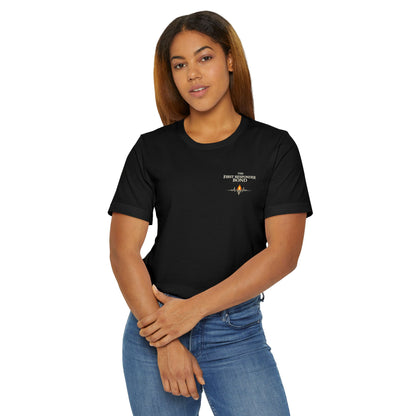 First Responder Bond T-ShirtTHE FIRST RESPONDER BOND  They don’t call it family. But it feels like one.  It’s formed in sirens and silence, in blood on gloves and eyes that say, I’ve got you. It’s...