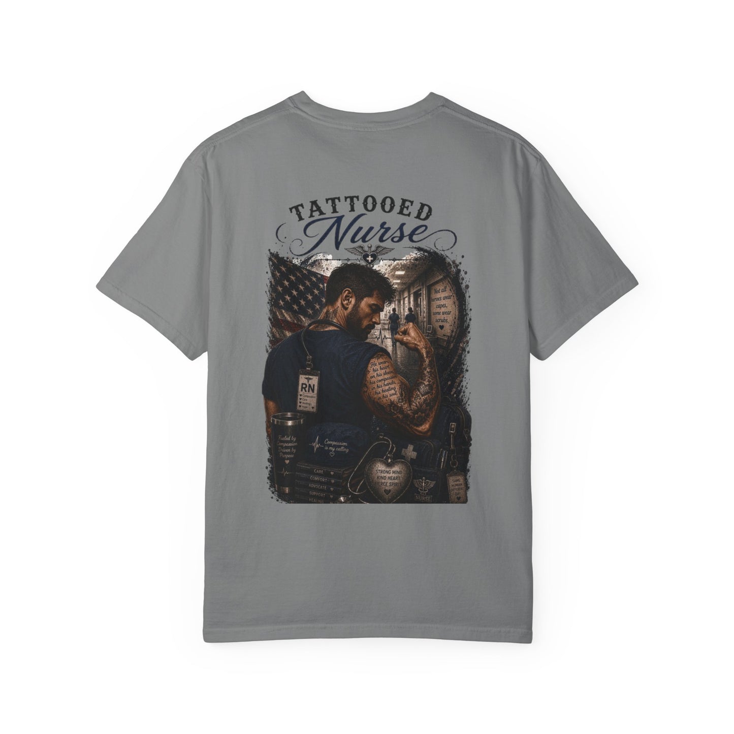 Tattooed Nurse Compassion Is My Calling T-shirt | RN Tattoo-Inspired Shirt