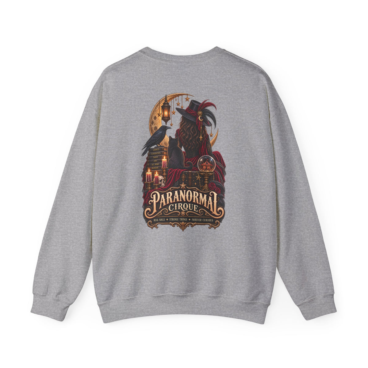 Paranormal Cirque | Real Souls, Strange Things & Forever Curious Gothic Shirt