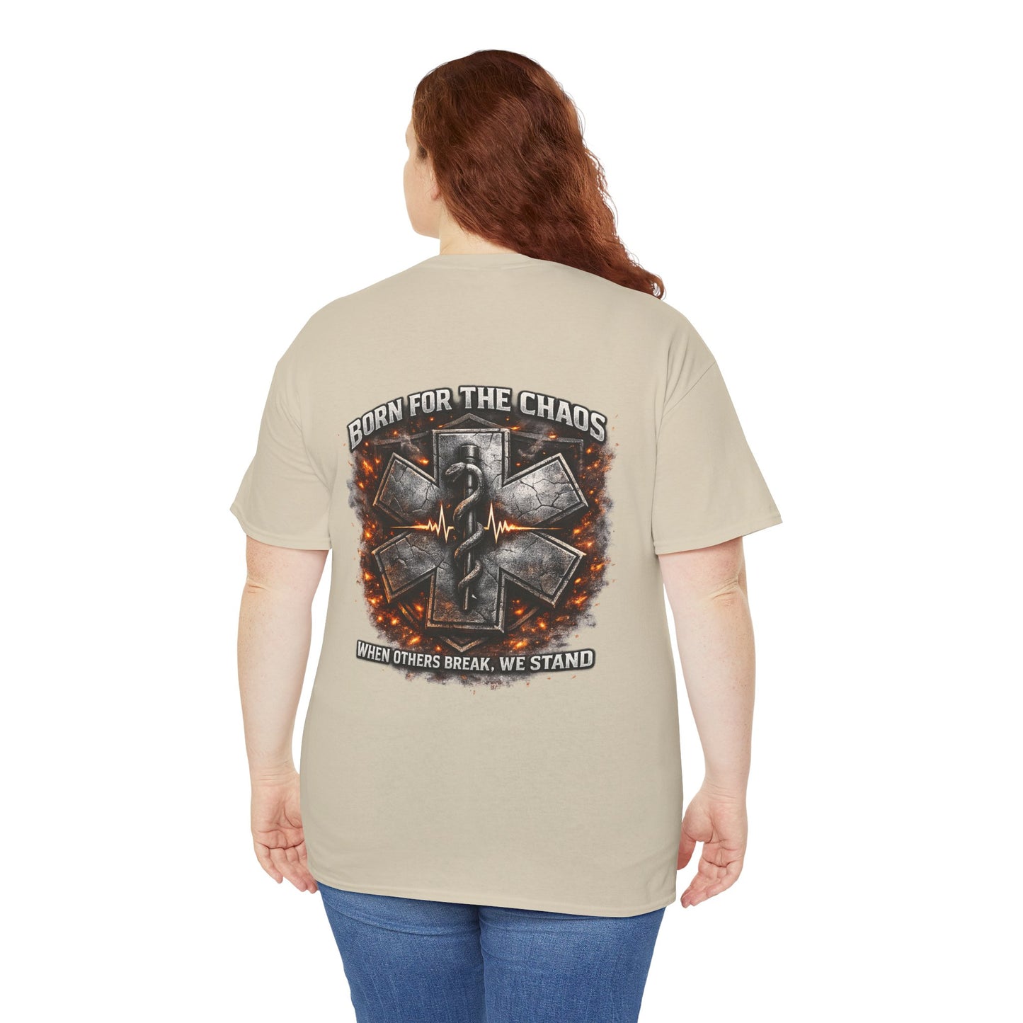 Born for Chaos Paramedic EMT T-Shirt — First Responder Gift