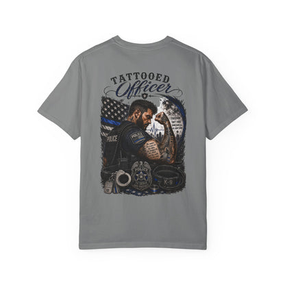 Thin Blue Line Tribute K-9 Police T-Shirt — To Serve & Protect