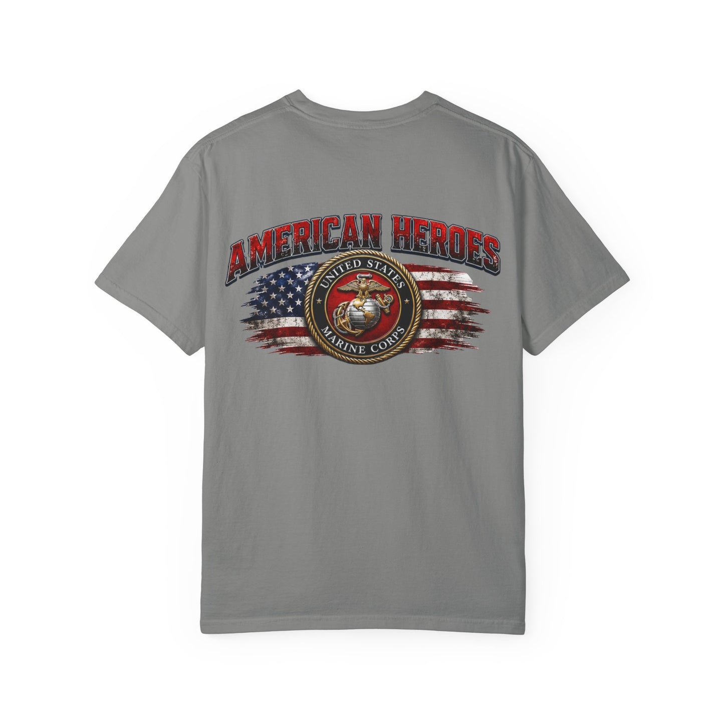 USMC 'American Heroes' Garment-Dyed T-Shirt