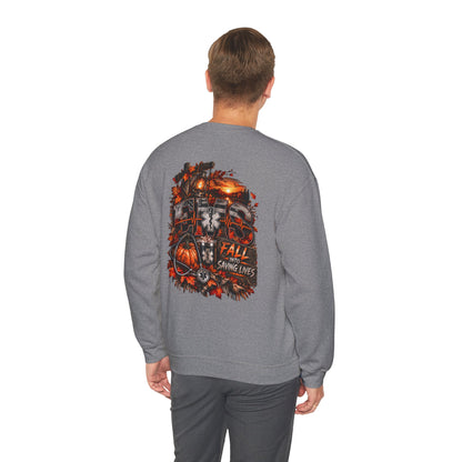 EMS Fall Into Saving Lives | Fall Paramedic EMT T-Shirt & Sweatshirt | First Responder Autumn Apparel