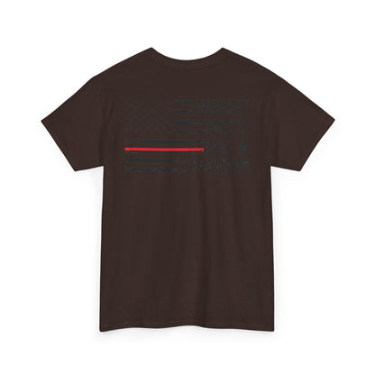 Copy of Thin Blue Line Patriotic BBQ Shirt Brisket Butts Ribs Smoker Tee | American Flag Grill
