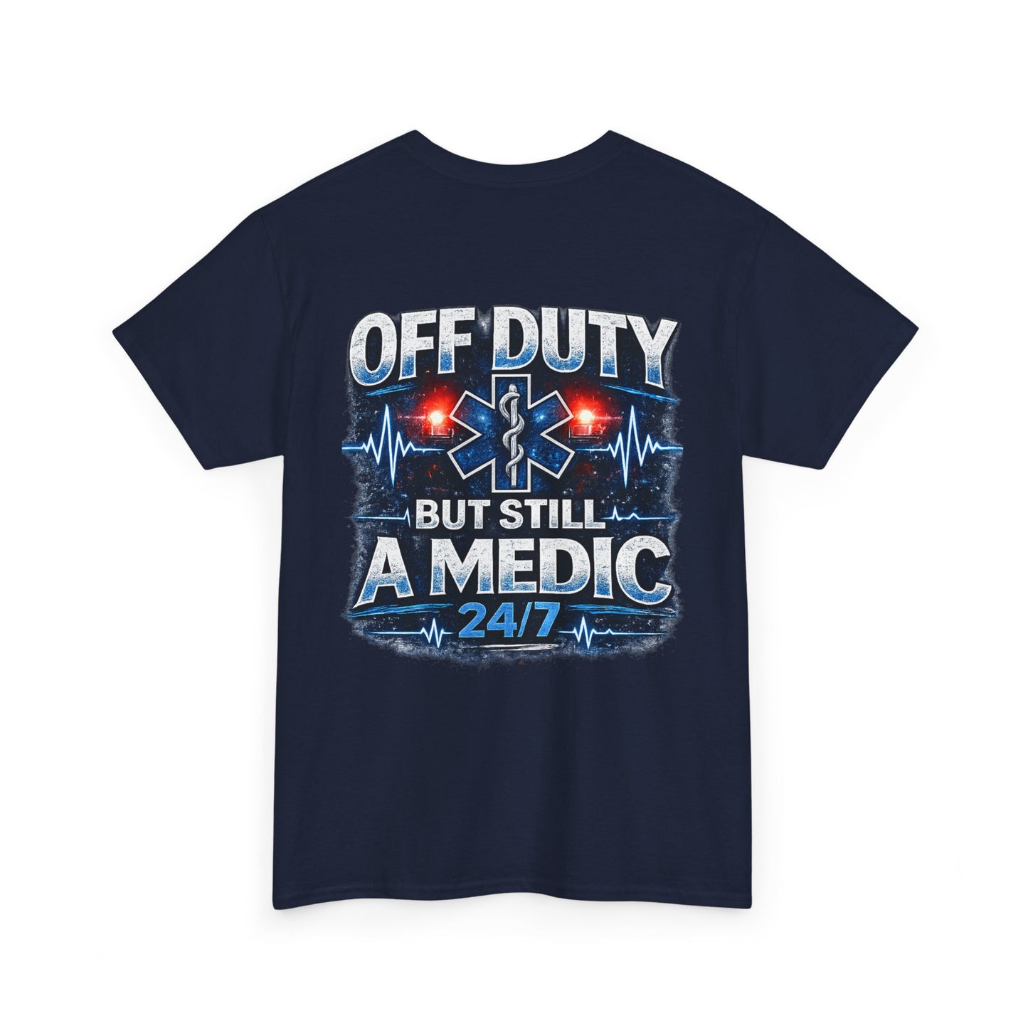 EMT Paramedic Tee — "Medic 24/7" First Responder Gift