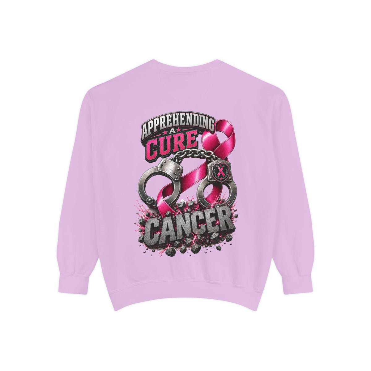 Apprehending a cure Breast Cancer Awareness Sweatshirt  LEO edition