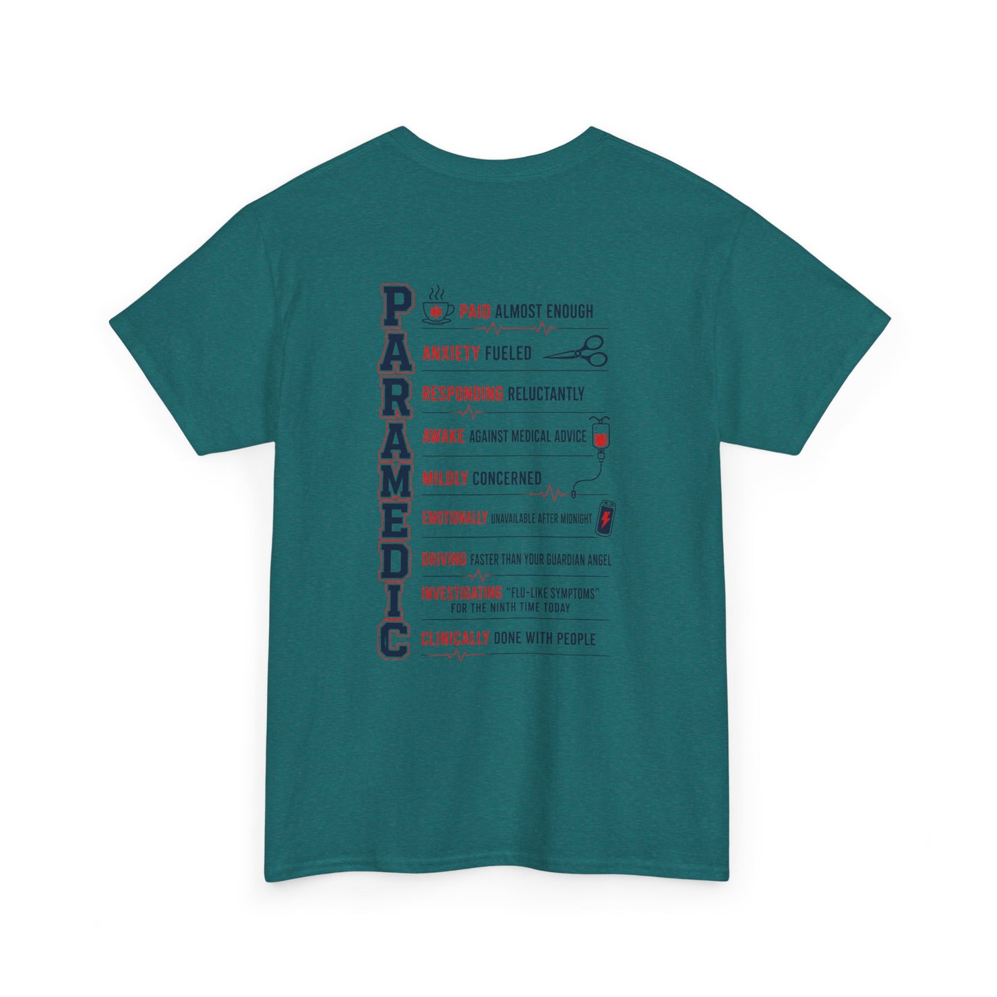 Paramedic Acronym Tee — "Clinically Done With People" EMT Humor First Responder Shirt
