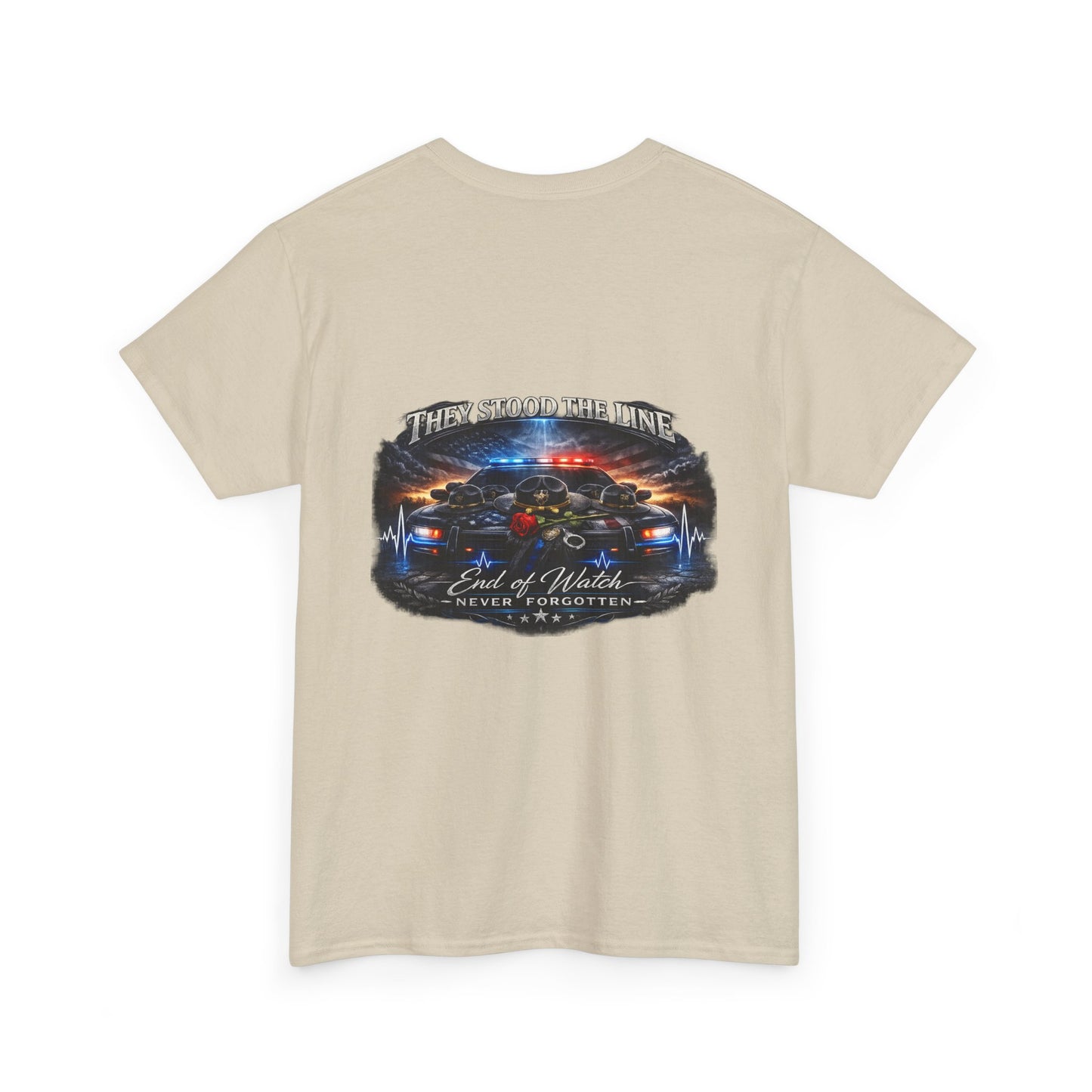 North Carolina State Trooper Memorial T-Shirt — Badge Tribute