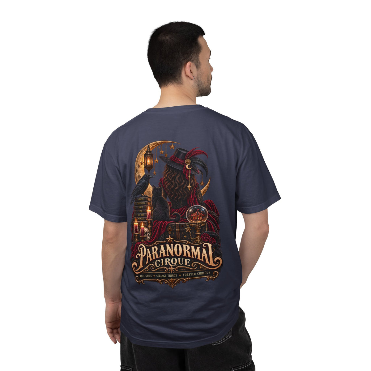Paranormal Cirque T-Shirt — Gothic Raven Fortune Teller Tee