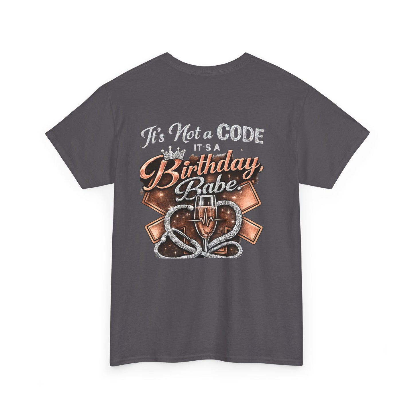 Bougie EMS Lady Birthday Tee — EMS Women First Responder Birthday Shirt