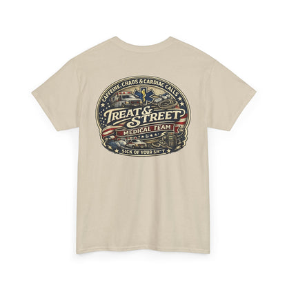 Treat & Street Medical Team First Responders T-Shirt | Firefighter Police EMS