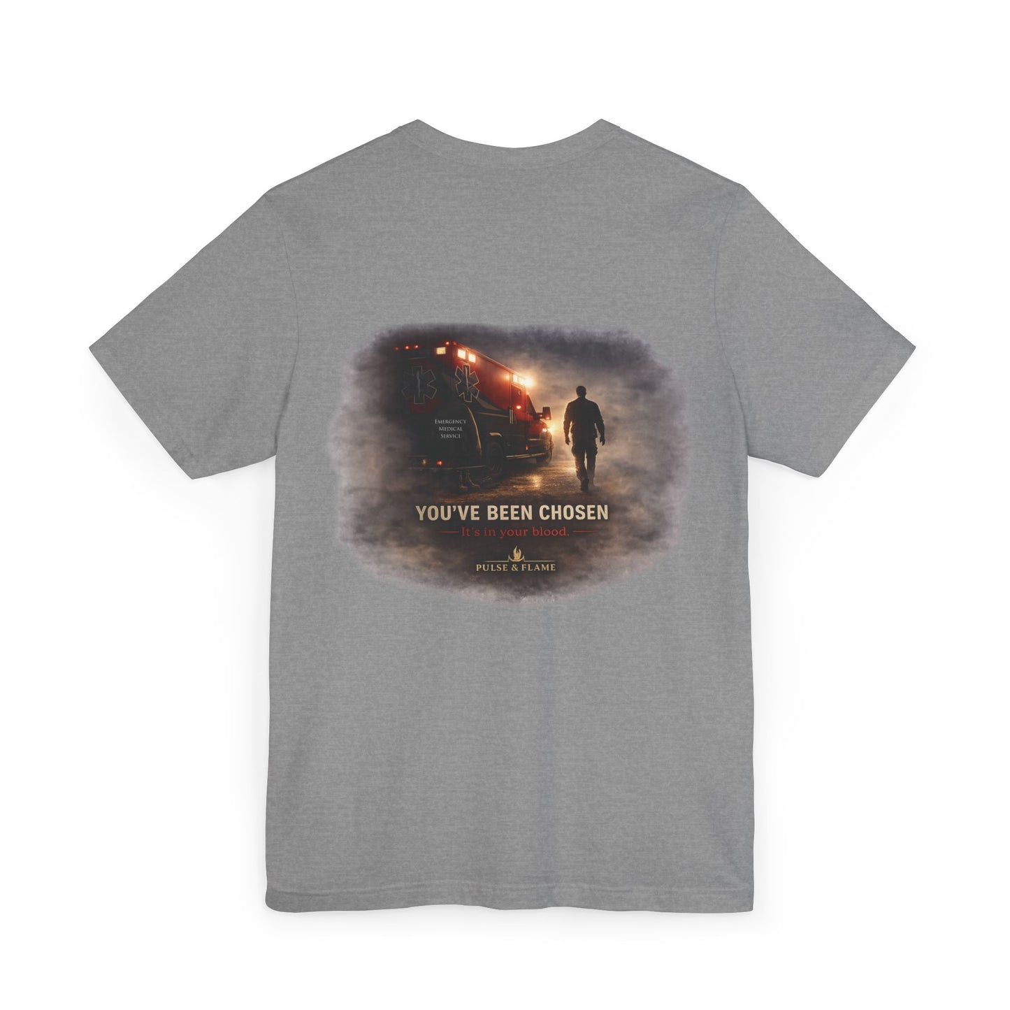 Chosen EMT T-Shirt — "Born for Emergency Medicine, Calm in Chaos" First Responder Gift