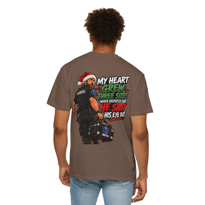 My Heart Grew Three Sizes | Funny Paramedic Christmas T-Shirt & Sweatshirt