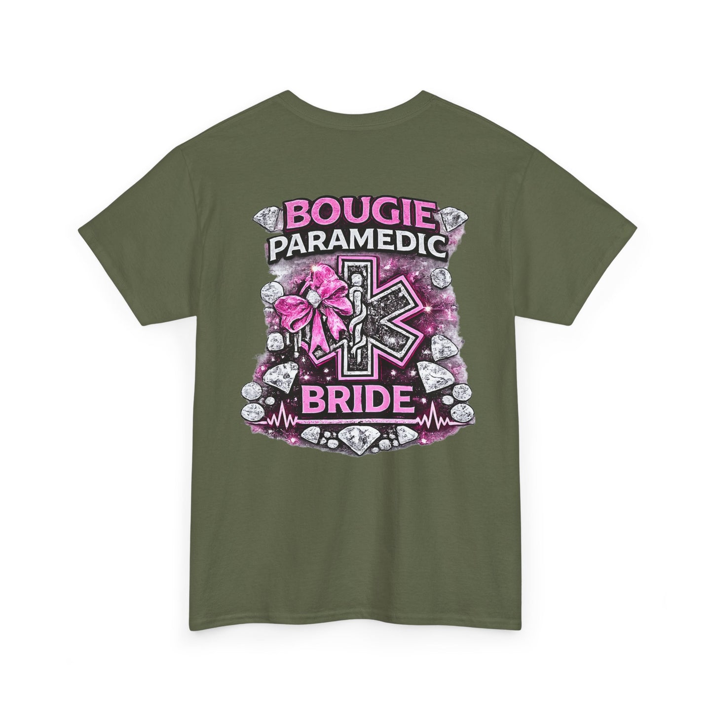 Bougie Paramedic Bride T-Shirt — EMS First Responder Bride Gift