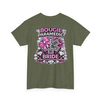 Bougie Paramedic Bride T-Shirt — EMS First Responder Bride Gift