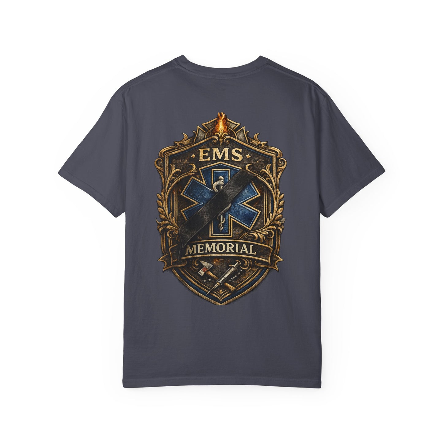 EMS Fallen Tribute T-Shirt — First Responders Memorial Tee