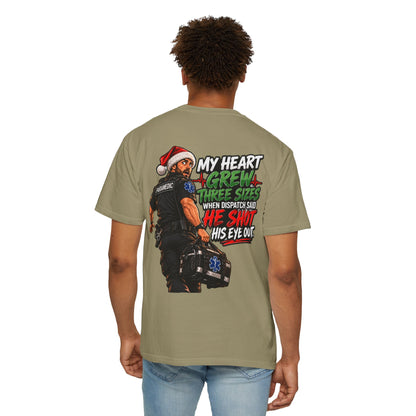 My Heart Grew Three Sizes | Funny Paramedic Christmas T-Shirt & Sweatshirt