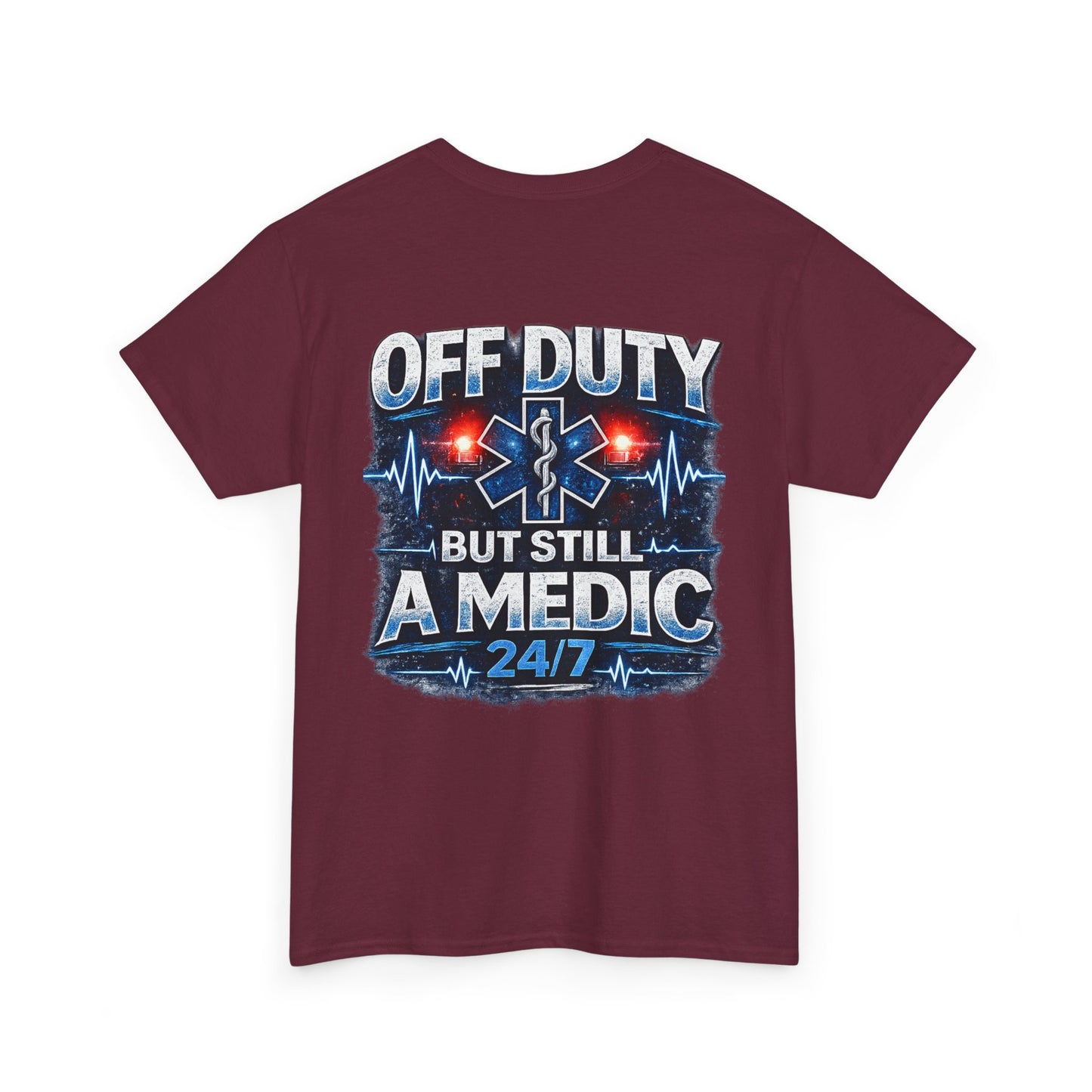 EMT Paramedic Tee — "Medic 24/7" First Responder Gift