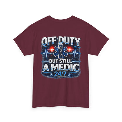 EMT Paramedic Tee — "Medic 24/7" First Responder Gift