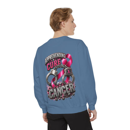 Apprehending a cure Breast Cancer Awareness Sweatshirt  LEO edition