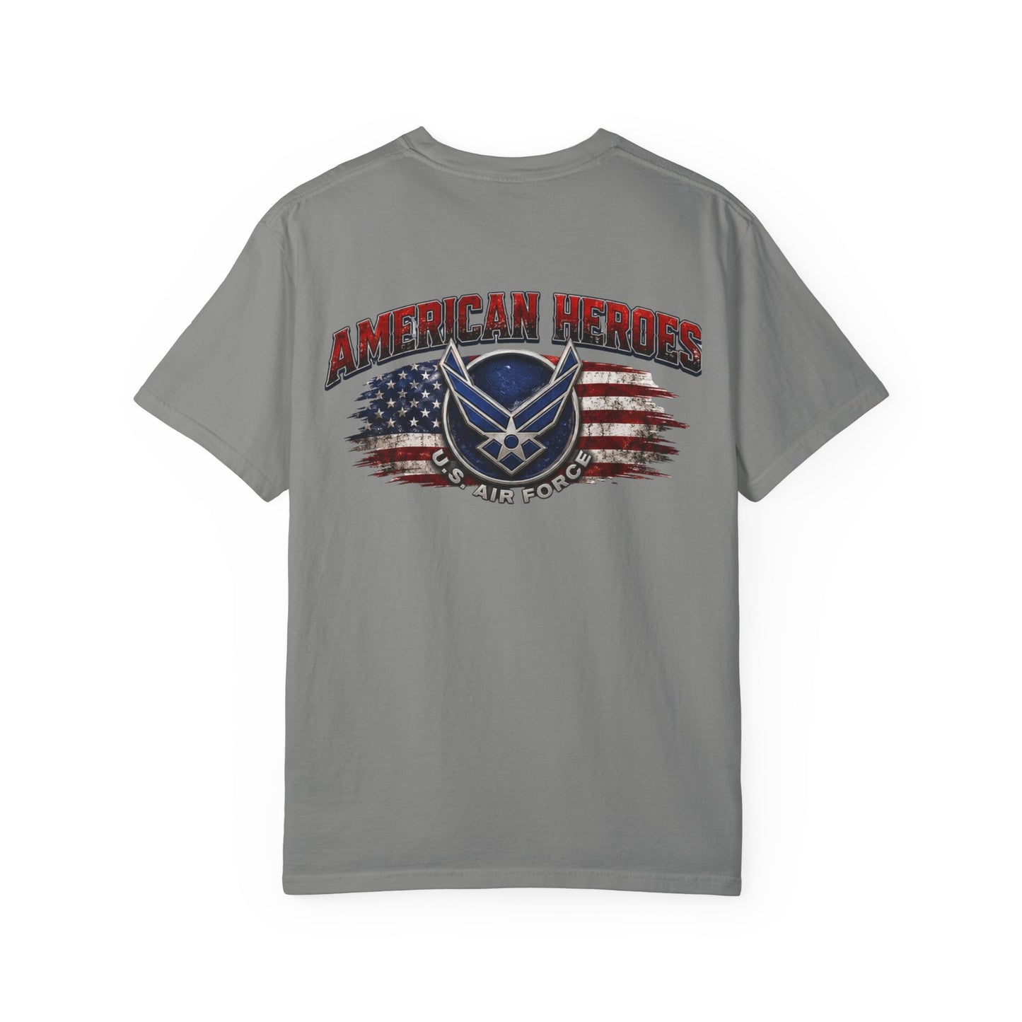 Air Force American Heroes T-Shirt — Patriotic U.S. Flag Military Tee