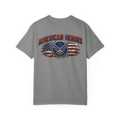 Air Force American Heroes T-Shirt — Patriotic U.S. Flag Military Tee