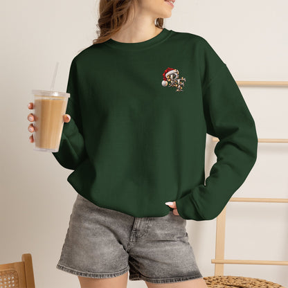 Dead Inside Festive Outside EMS Christmas Sweatshirt, Funny Paramedic Gift, EMT Holiday Crewneck, First Responder Dark Humor