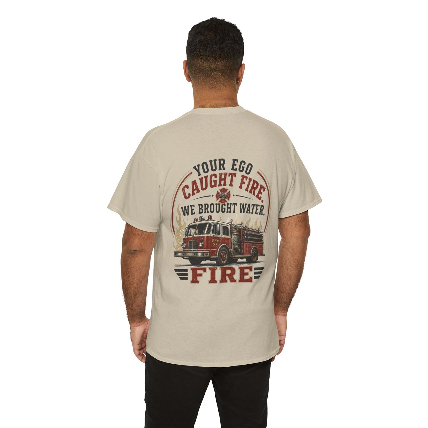 Vintage Firefighter Tee | Retro Fire Dept Shirt