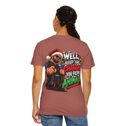 Funny Paramedic Christmas Shirt, Keep the Change You Filthy Animal, EMS Holiday Sweatshirt, EMT Gift, First Responder Christmas Apparel