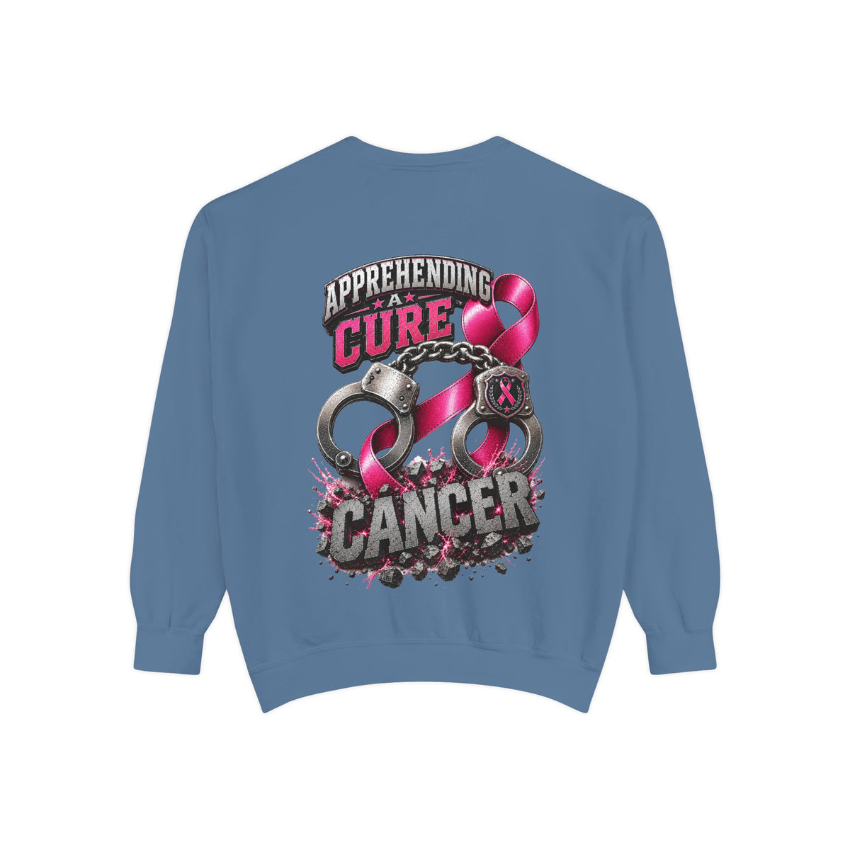 Apprehending a cure Breast Cancer Awareness Sweatshirt  LEO edition