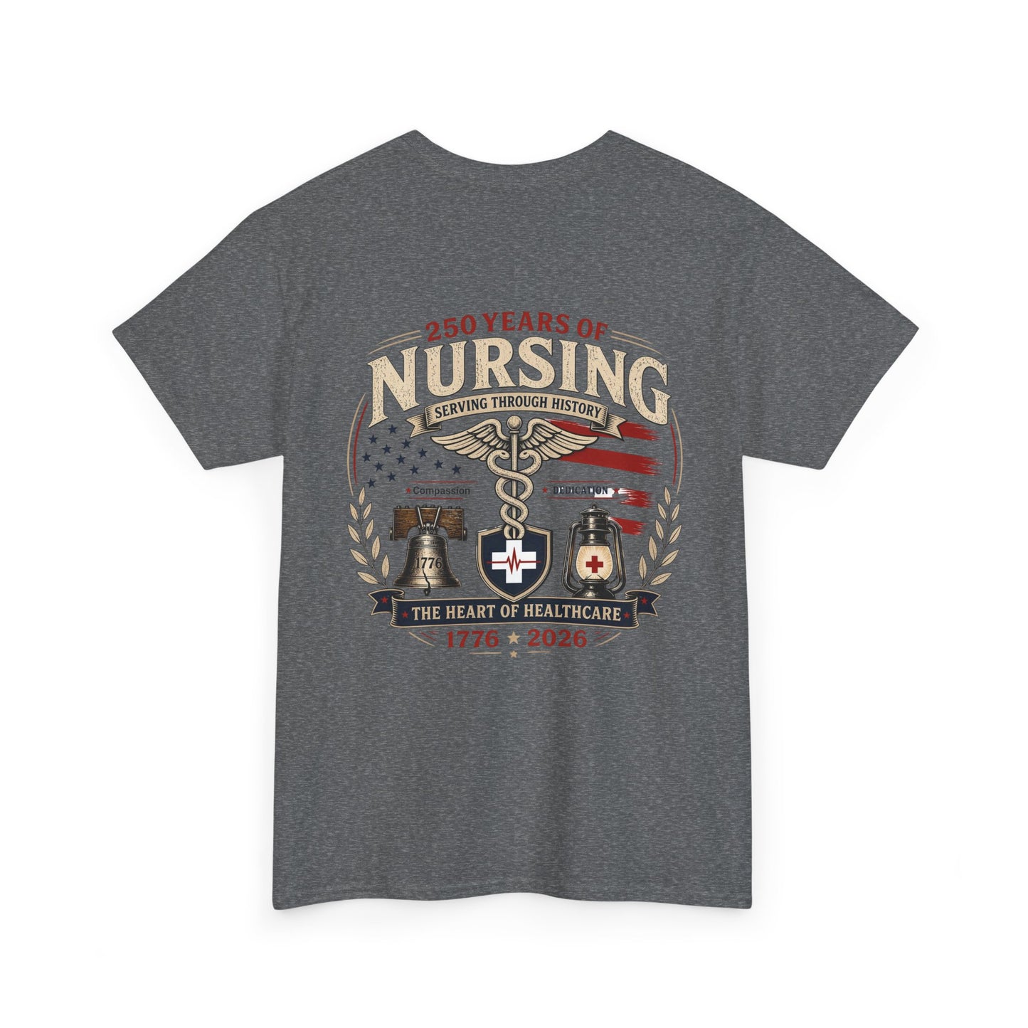 250 Years of Nursing Tee — Patriotic 1776–2026 Nurse Anniversary Shirt