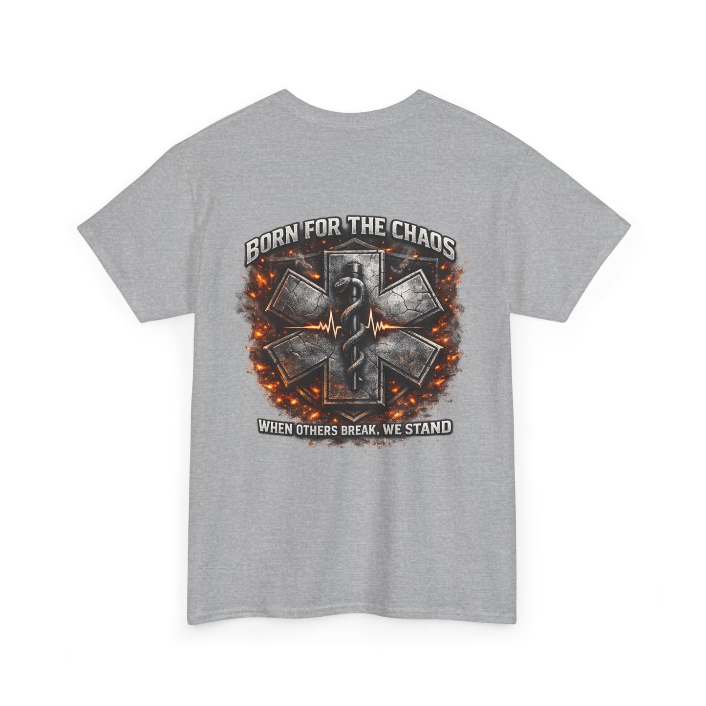 Born for Chaos Paramedic EMT T-Shirt — First Responder Gift
