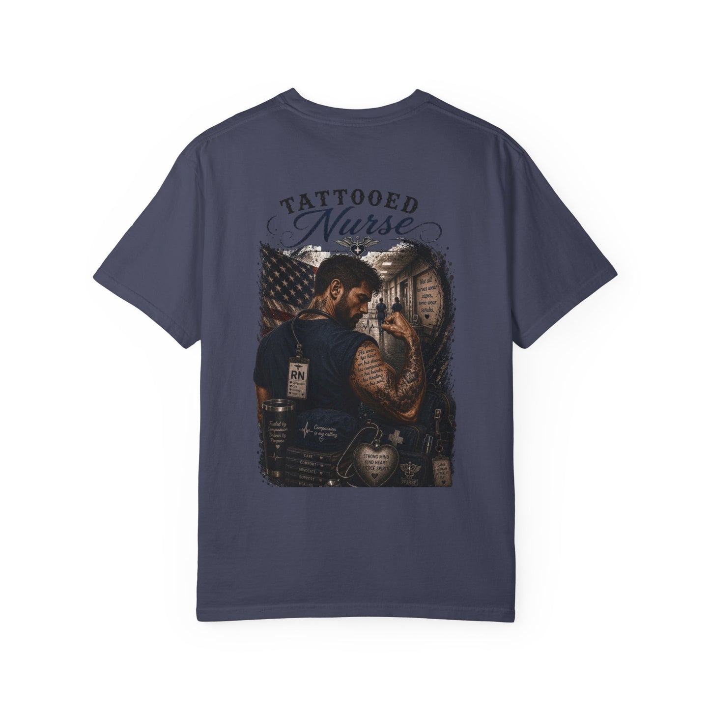 Tattooed Nurse Compassion Is My Calling T-shirt | RN Tattoo-Inspired Shirt