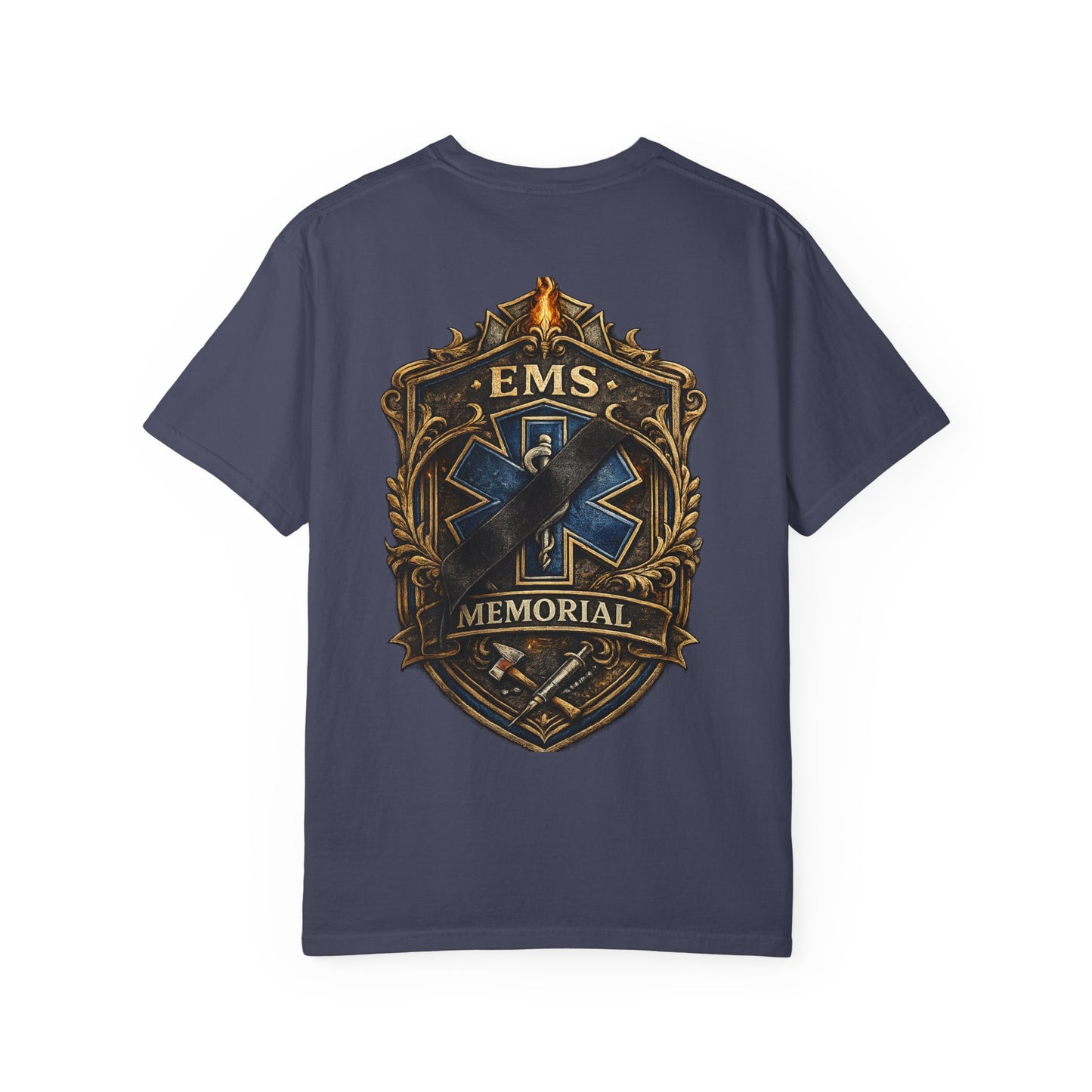EMS Fallen Tribute T-Shirt — First Responders Memorial Tee