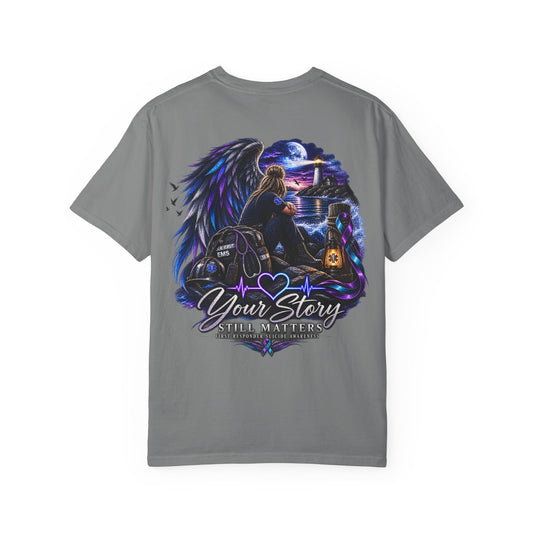 Your Story Still Matters T-Shirt — Angel Wings Memorial Tee