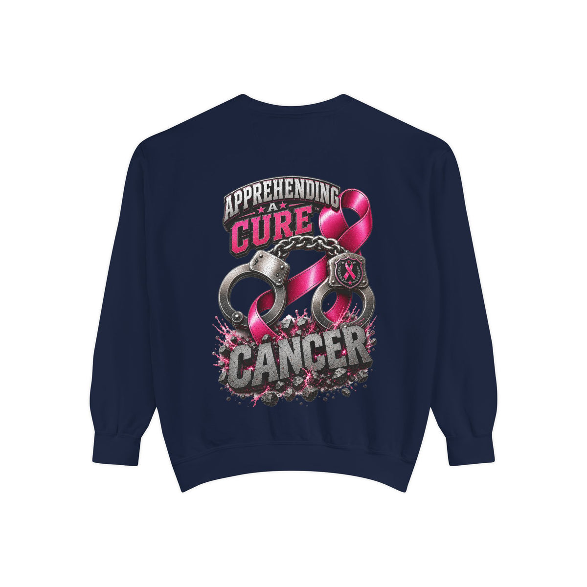 Apprehending a cure Breast Cancer Awareness Sweatshirt  LEO edition