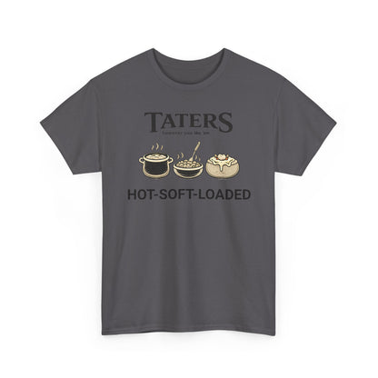 Taters Potato Lover Tee | Funny Comfort Food Graphic Shirt, Country Humor