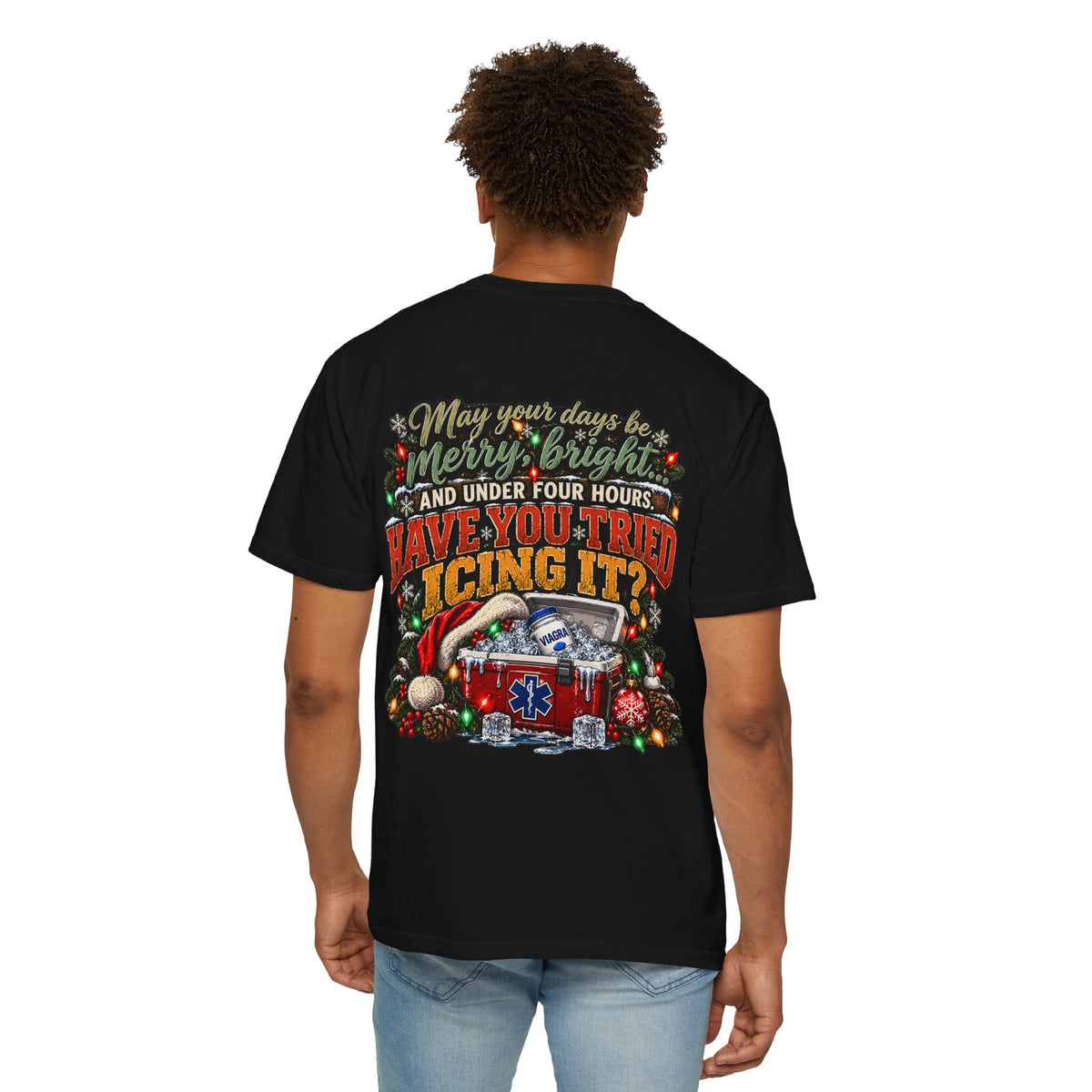 Have You Tried Icing It? Christmas EMS Shirt | Funny Paramedic Holiday T-Shirt & Sweatshirt | Adult Medical Humor Gift