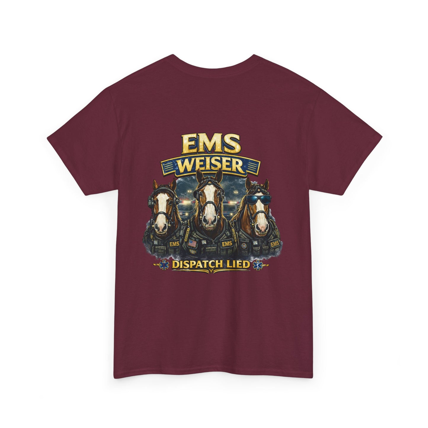 First Responder Medic Paramedic Firefighter Police T-Shirt | Dark Humor EMS Tee