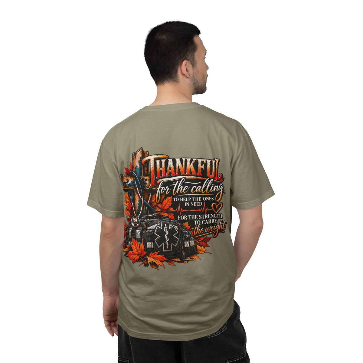 Thankful for the Calling | EMS Faith & Thanksgiving T-Shirt