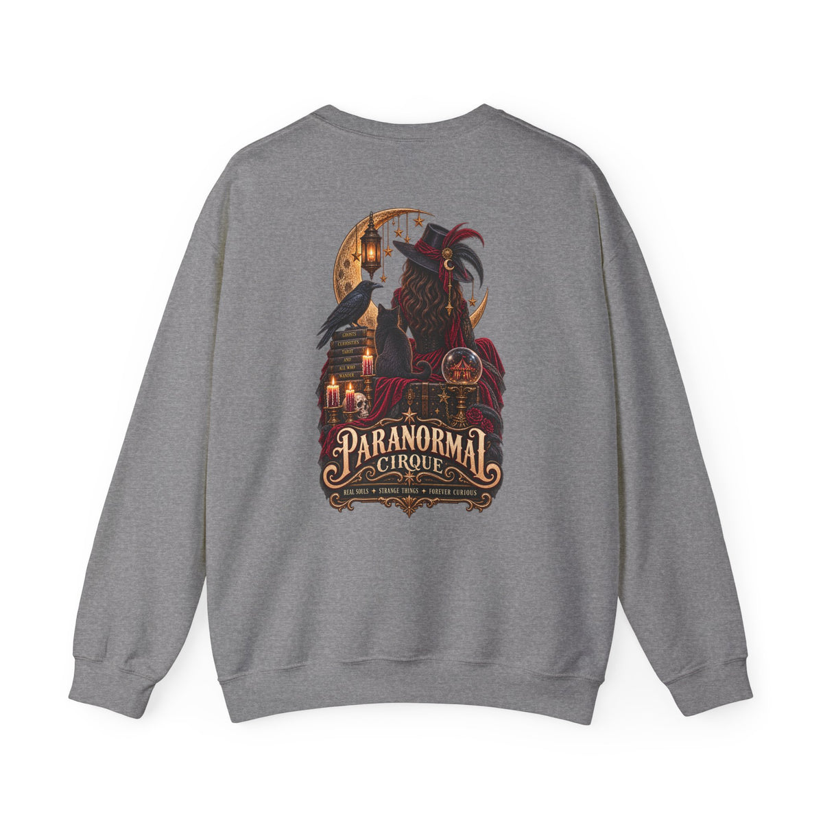 Paranormal Cirque | Real Souls, Strange Things & Forever Curious Gothic Shirt