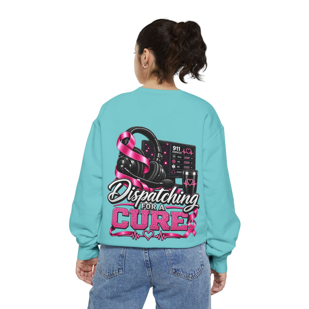 Dispatching for a Cure Sweatshirt