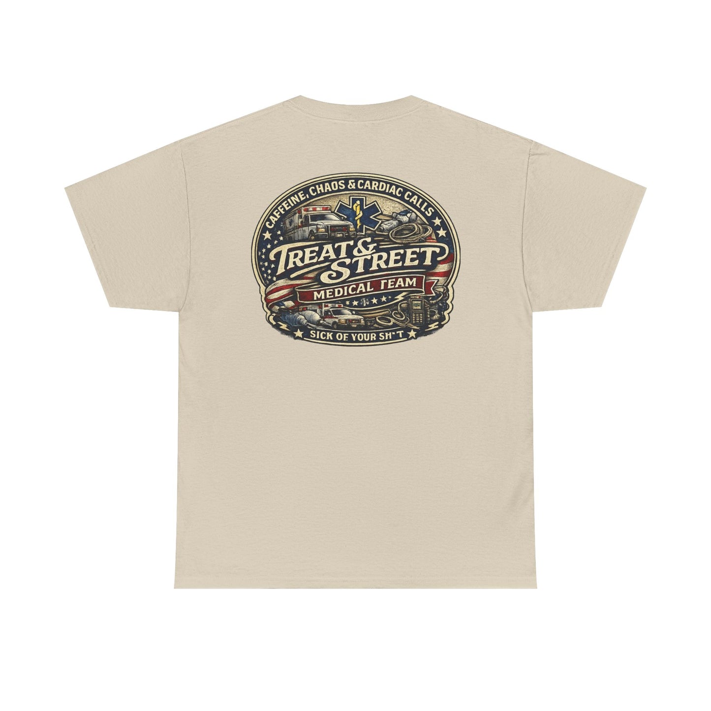 Treat & Street Medical Team First Responders T-Shirt | Firefighter Police EMS